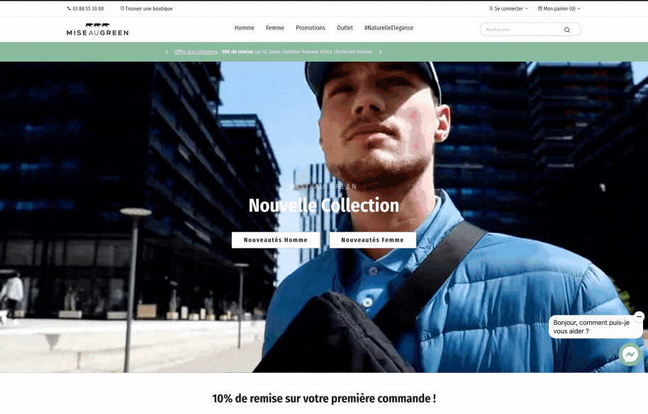Mise au sales green femme collection